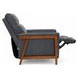 Lewiston Santa Fe Ocean Leather Push Thru The Arms Recliner