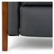 Lewiston Santa Fe Ocean Leather Push Thru The Arms Recliner