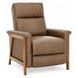 Lewiston Oasis Walnut Leather Push Thru The Arms Recliner