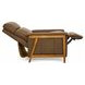 Lewiston Oasis Walnut Leather Push Thru The Arms Recliner