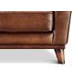 Lorwell Mocha Leather 61" Loveseat