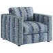 Key Biscayne Granville Indigo Upholstered Accent Chair