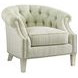 Kendrick Kensington Place Aqua Upholstered Lounge Chair with Nailhead Trim