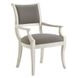 Eastport Oyster Bay Gray Upholstered Arm Chair