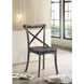 Kendric Rustic Gray Side Chair Set of 2