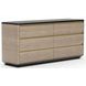Madera Chocolate Koto Matte and Modern Walnut 6 Drawer Dresser