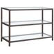 Trini Black Nickel Sofa Table