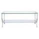 Saide Chrome And Tempered Glass Coffee Table