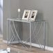 Lille Glass Top  And Chrome Sofa Table