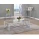 Lille Glass Top  And Chrome Sofa Table