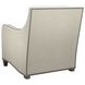 Koko Ivory Upholstered Accent Chair with Nailhead Trim