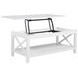 Skyview White Rectangular Lift Top Cocktail Table