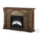 Villa Valencia Wood Top Fireplace