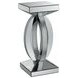 Amalia Clear Mirror End Table