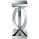 Amalia Clear Mirror End Table