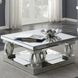Amalia Clear Mirror Square Coffee Table