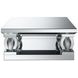 Amalia Clear Mirror Square Coffee Table