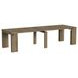 Flex Sandbar Oak 120" Extendable Rectangular Dining Table with 5 Leaves