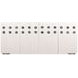 Bazaar Living White 80" Entertainment Credenza