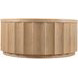 Bazaar Living Light Brown Round Cocktail Table