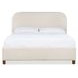 Commerce and Market Beige Upholstered California King Panel Bed