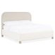 Commerce and Market Beige Upholstered California King Panel Bed