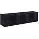 Deiter Black 79" TV Stand with Fireplace
