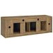 Eddy Mango 79" TV Stand with 2 Doors and Fireplace