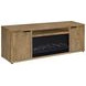 Fuller Mango 60" TV Stand with 2 Doors and Fireplace