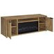 Fuller Mango 60" TV Stand with 2 Doors and Fireplace
