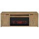Fuller Mango 60" TV Stand with 2 Doors and Fireplace