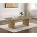 Adina Distressed Light Brown Rectangular Cocktail Table