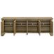 Adina Distressed Light Brown 70" TV Stand with 4 Doors
