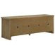 Adina Distressed Light Brown 70" TV Stand with 4 Doors