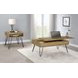 Fanning Golden Oak And Black Lift Top Coffee Table