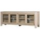 Solano Weathered Mango 71" TV Stand with 2 Glass Doors