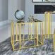 Adri Matte Brass End Table 