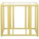 Adri Matte Brass End Table 