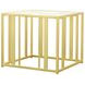Adri Matte Brass End Table 