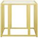 Adri Matte Brass End Table 