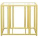 Adri Matte Brass End Table 