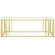 Adri Matte Brass Coffee Table