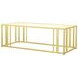 Adri Matte Brass Coffee Table