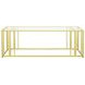Adri Matte Brass Coffee Table