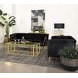 Adri Matte Brass Coffee Table
