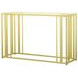 Adri Matte Brass Sofa Table 