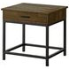 Byers Brown Oak And Sandy Black End Table 