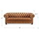 Haworth Saddle Leather Living Room Set with Nailhead Trim