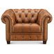 Haworth Saddle Leather Living Room Set with Nailhead Trim