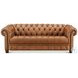 Haworth Saddle Brown Top Grain Leather Sofa